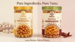 Tangy & Sweet Crunch Roasted Makhana Combo Pack - Peri Peri & Caramel Crunch  Healthy Fox Nuts Snack - Image 4